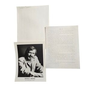 Doodle Owens Vintage 60s-80s Country Music 8x10 Press Photo &‎ Press Release